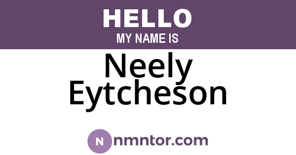 Neely Eytcheson