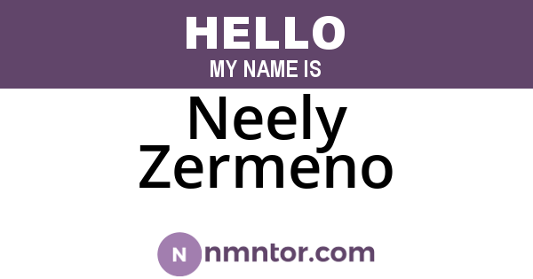 Neely Zermeno