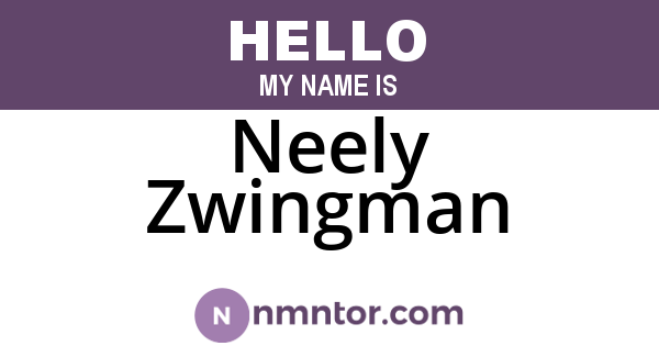 Neely Zwingman