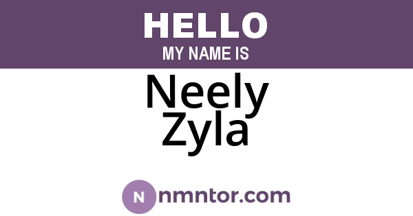 Neely Zyla
