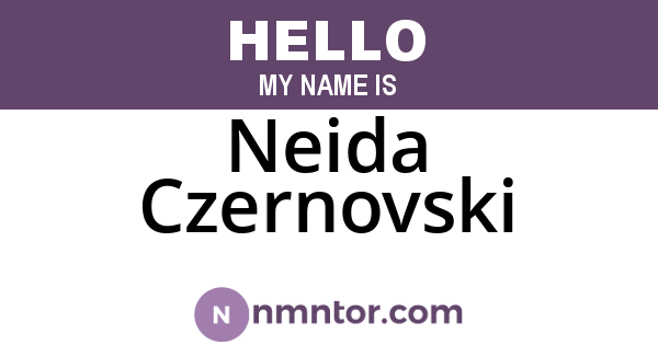 Neida Czernovski