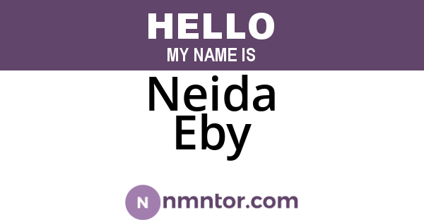 Neida Eby