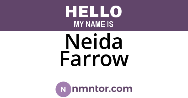 Neida Farrow