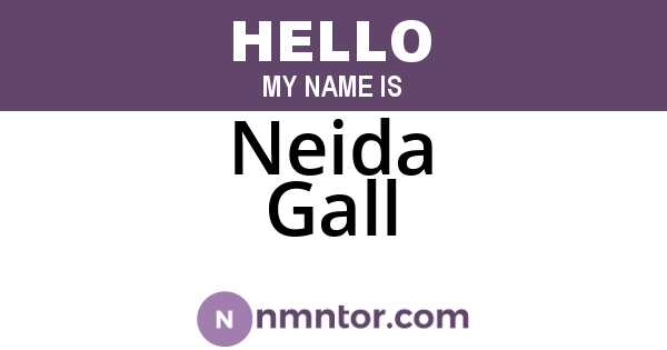 Neida Gall