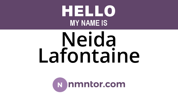 Neida Lafontaine