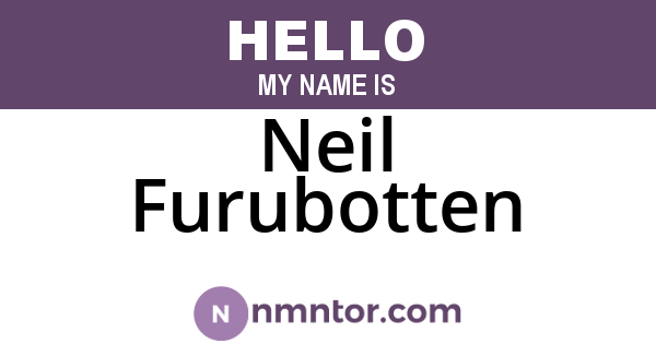 Neil Furubotten