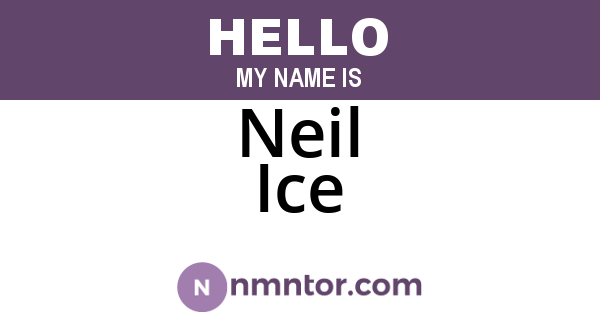 Neil Ice