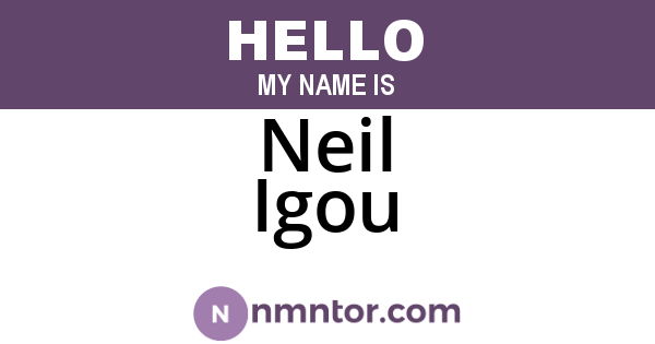 Neil Igou