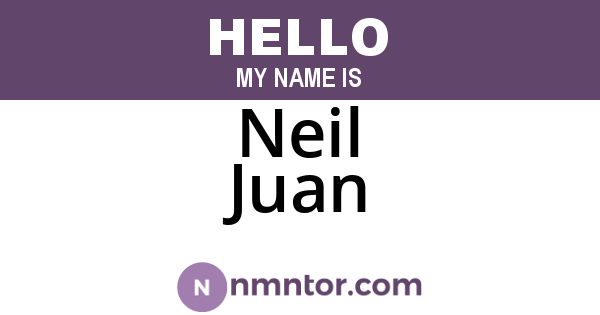 Neil Juan