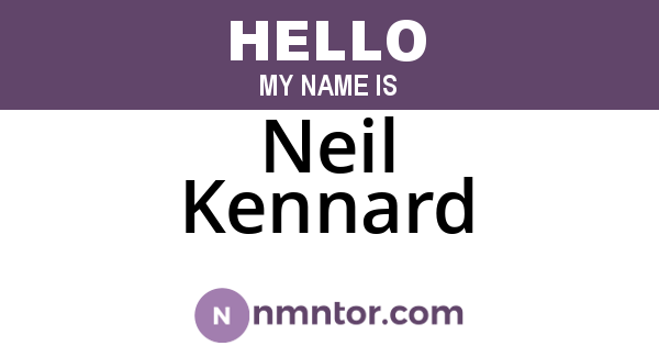 Neil Kennard