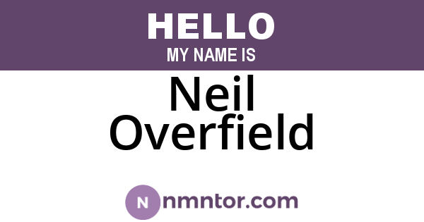 Neil Overfield