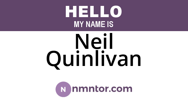 Neil Quinlivan