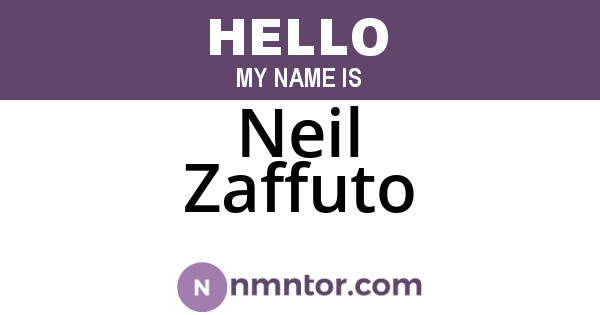Neil Zaffuto
