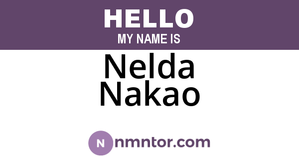 Nelda Nakao