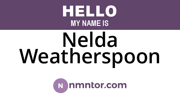 Nelda Weatherspoon