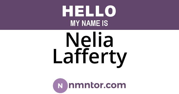 Nelia Lafferty