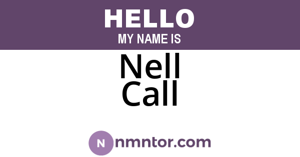 Nell Call