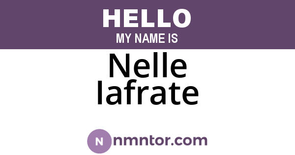 Nelle Iafrate