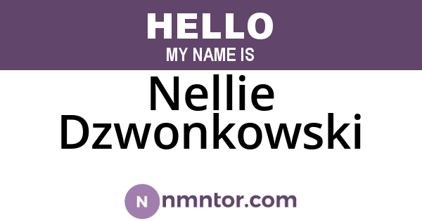 Nellie Dzwonkowski