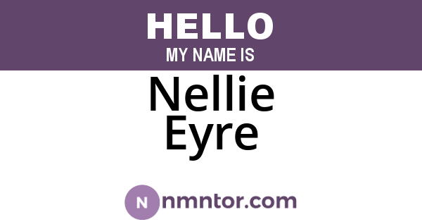 Nellie Eyre