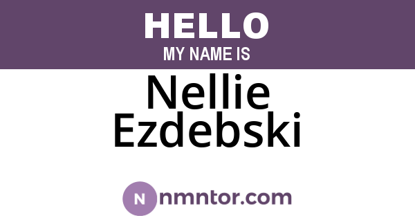 Nellie Ezdebski