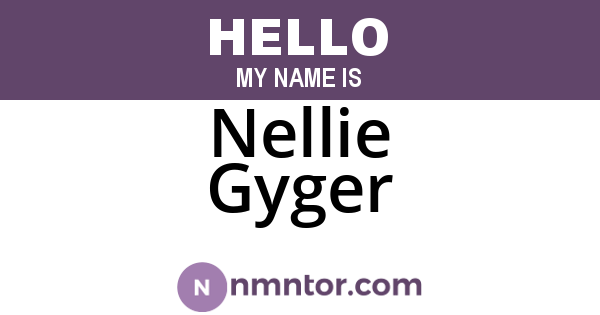 Nellie Gyger