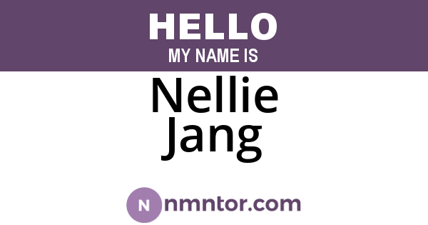 Nellie Jang