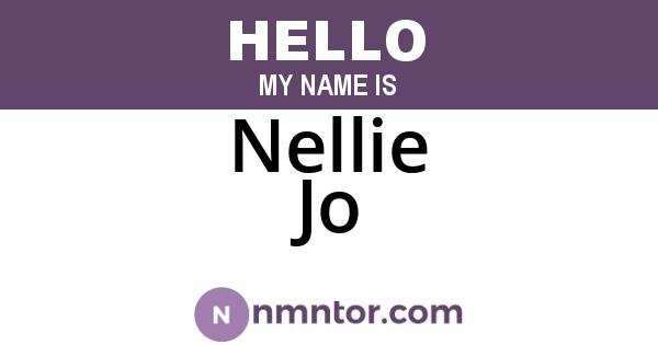 Nellie Jo