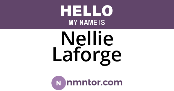 Nellie Laforge