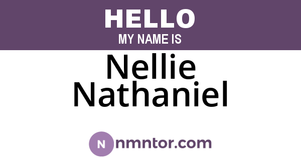 Nellie Nathaniel
