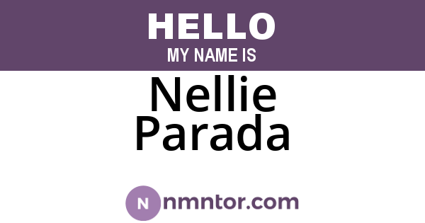 Nellie Parada