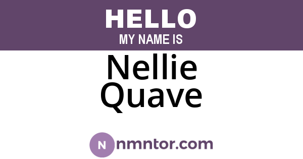 Nellie Quave