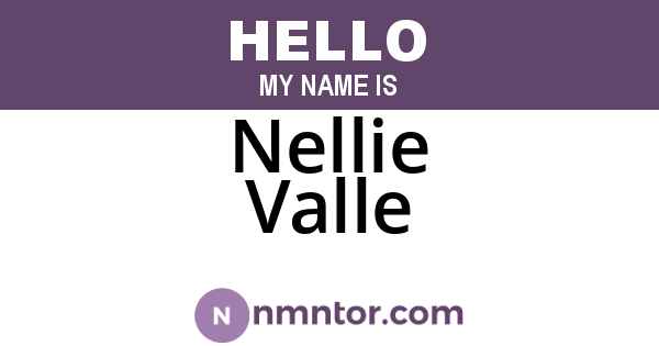 Nellie Valle