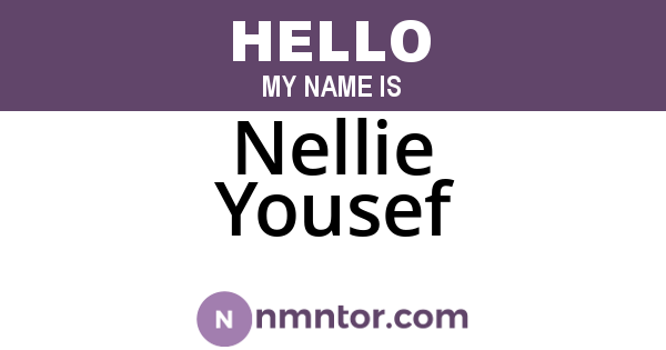 Nellie Yousef