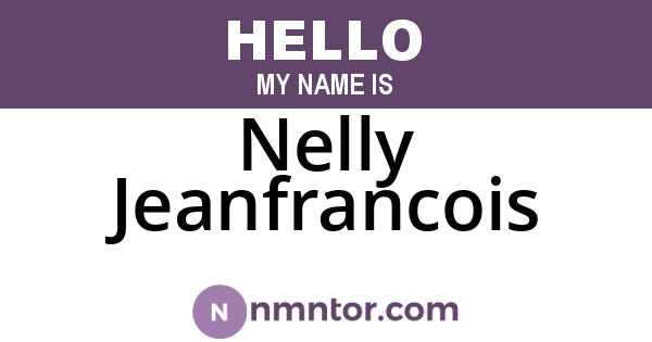 Nelly Jeanfrancois