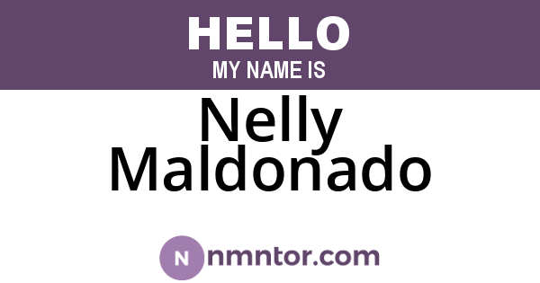 Nelly Maldonado