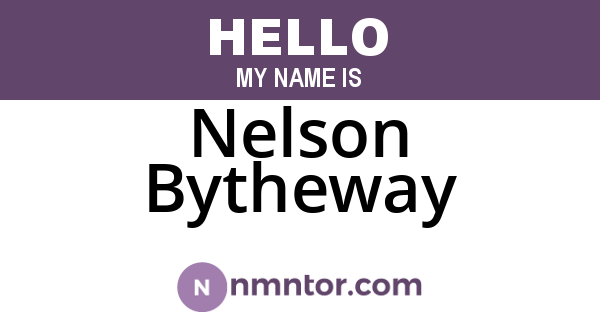 Nelson Bytheway