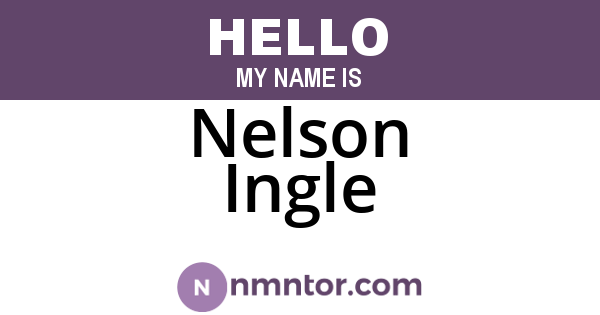 Nelson Ingle