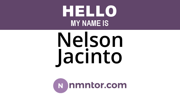 Nelson Jacinto