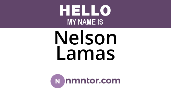 Nelson Lamas