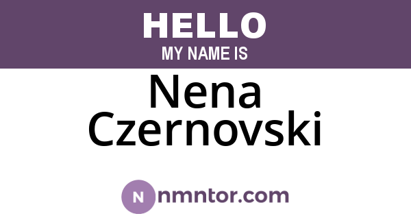Nena Czernovski