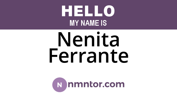 Nenita Ferrante
