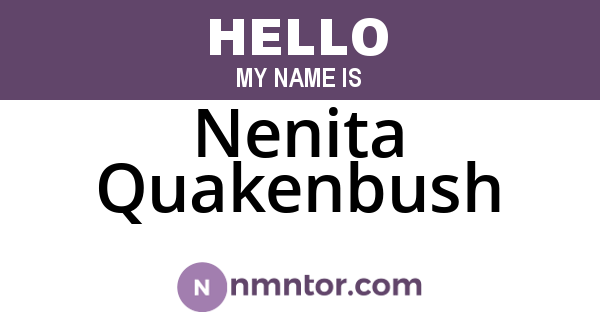 Nenita Quakenbush