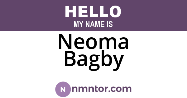 Neoma Bagby
