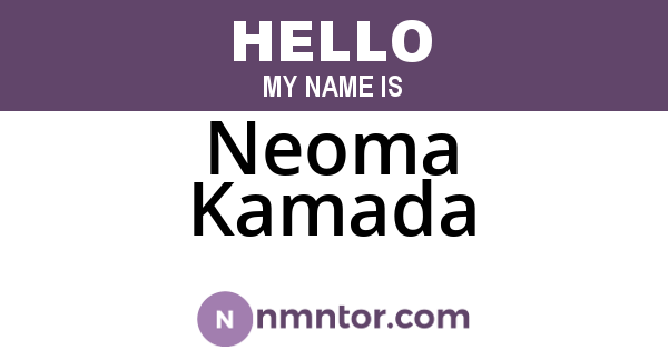 Neoma Kamada