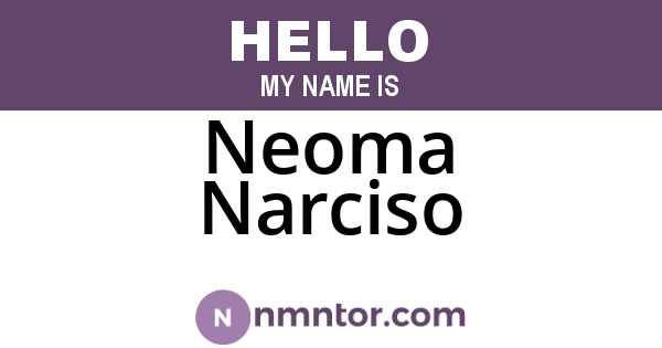 Neoma Narciso