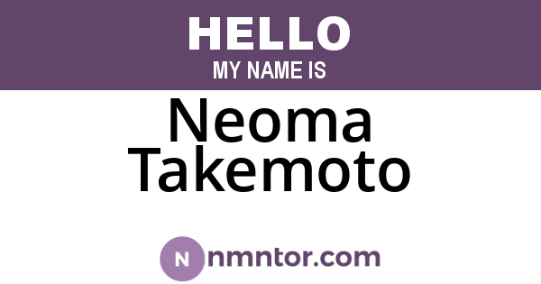 Neoma Takemoto
