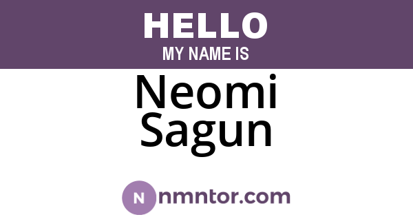 Neomi Sagun