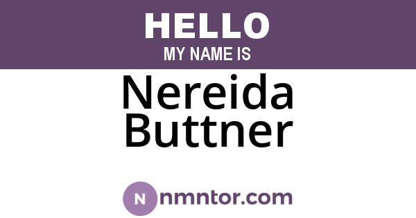 Nereida Buttner