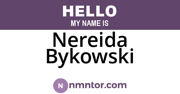 Nereida Bykowski